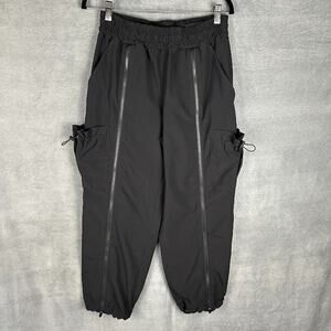 Athleta Pants Women Medium Black Stay Fly Jogger Training Hiking Sporty Gorpcore
